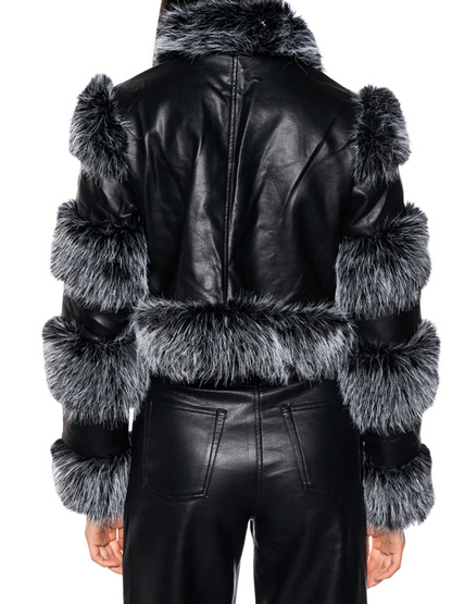 Plush Leather Jacket