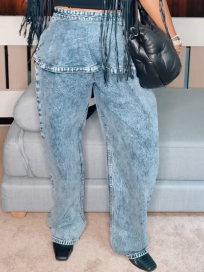 Vintage Wide - leg Jeans