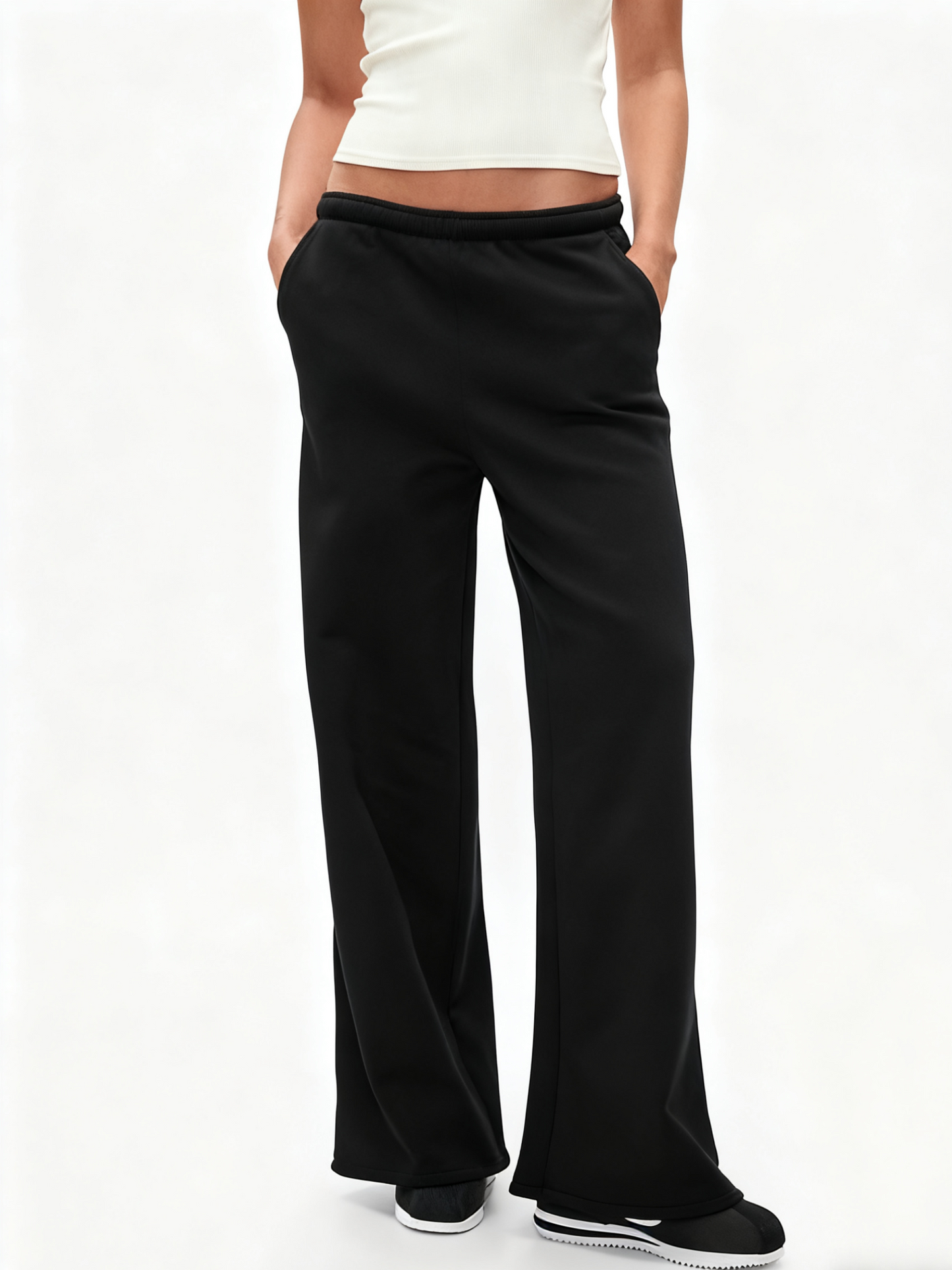 Activewear Set: Hoodie with Wide - Leg SweatPant