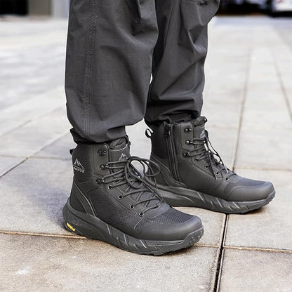 Men's Tactical Boots Lightweight Comfortable All-Day Work Boots