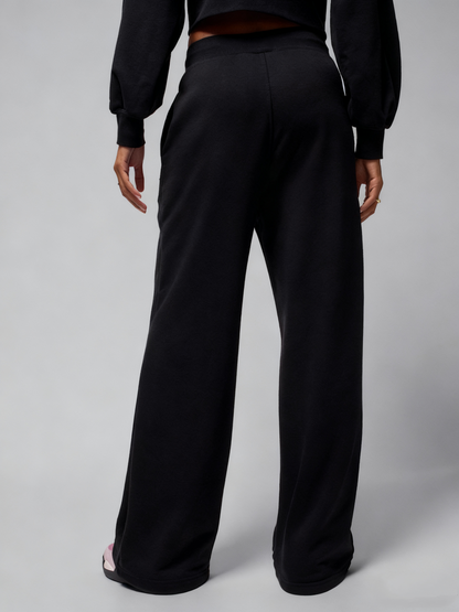 Oversized Cropped Zip-Up Hoodie & Wide-Leg Sweatpants