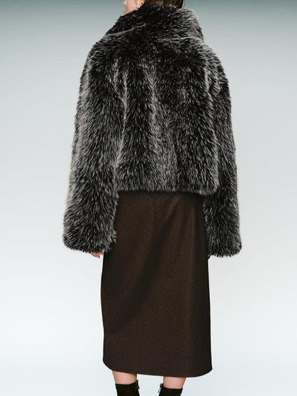 Luxury Fur Cropped Jacket