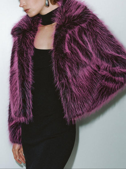 Luxury Fur Cropped Jacket