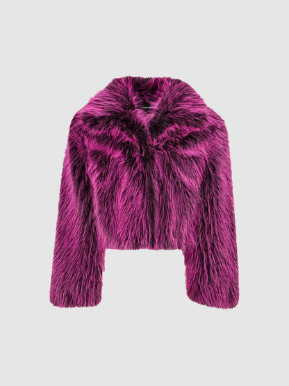 Luxury Fur Cropped Jacket