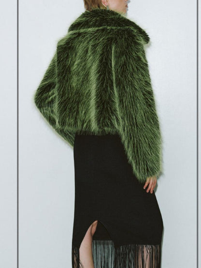 Luxury Fur Cropped Jacket