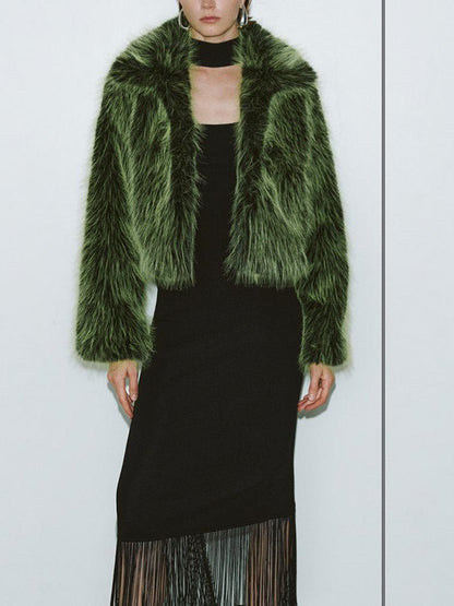 Luxury Fur Cropped Jacket