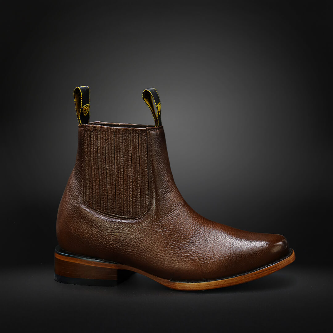 Men's Genuine Leather Chelsea Ankle Boots