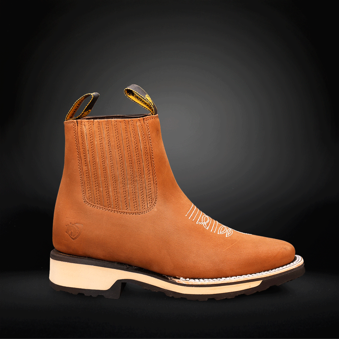 Men's Double Density Nubuck Leather Ankle Boot