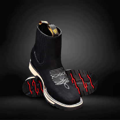 Men's Double Density Nubuck Leather Ankle Boot