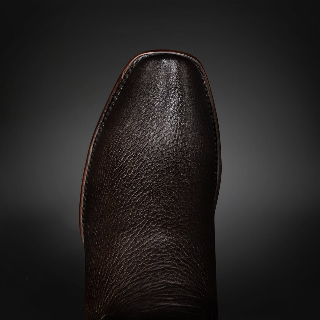 Men's Western-Style Genuine Leather Ankle Boots