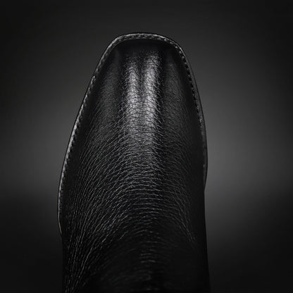 Men's Western-Style Genuine Leather Ankle Boots