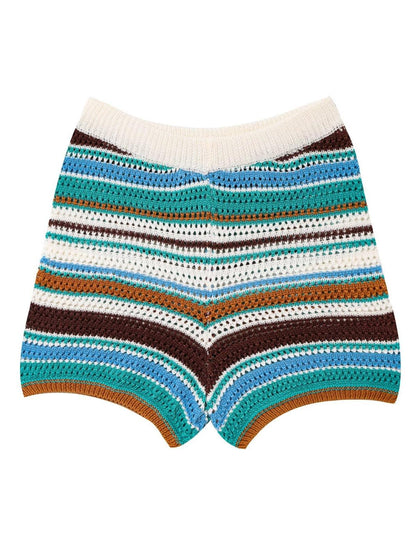 Colorful Knit Shorts