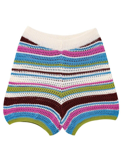 Colorful Knit Shorts