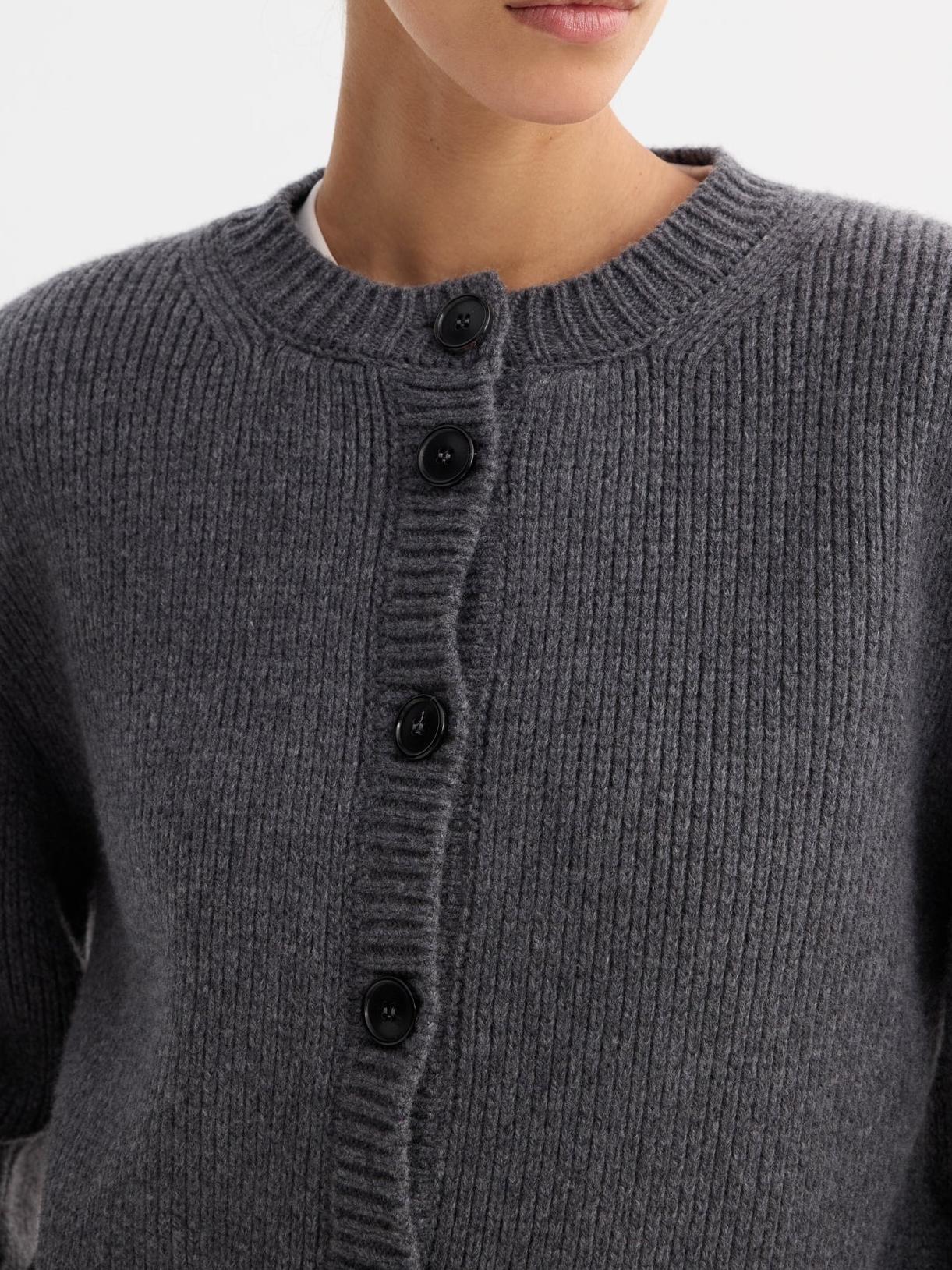 Stylish Statement Shoulder Cardigan