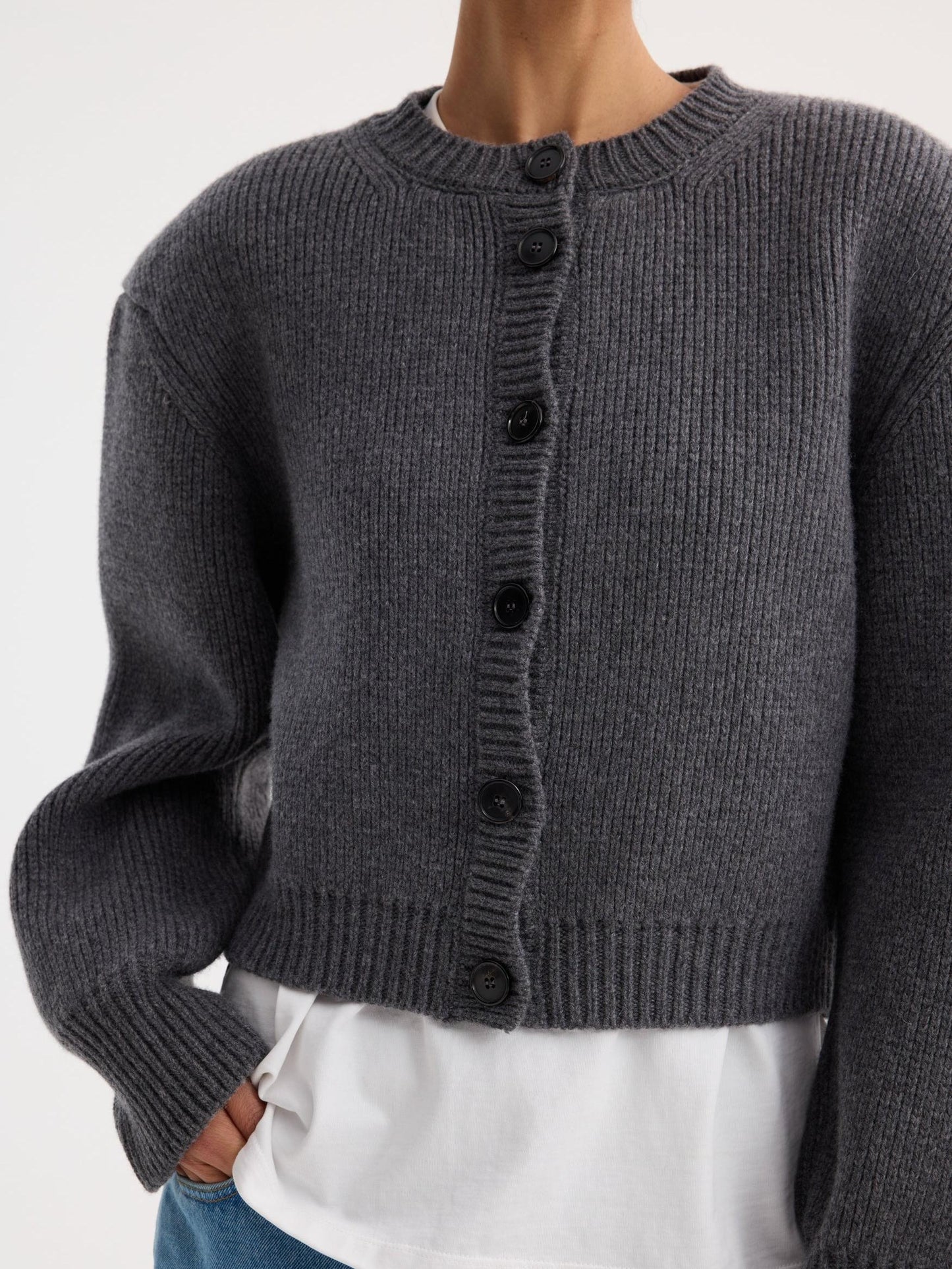 Stylish Statement Shoulder Cardigan