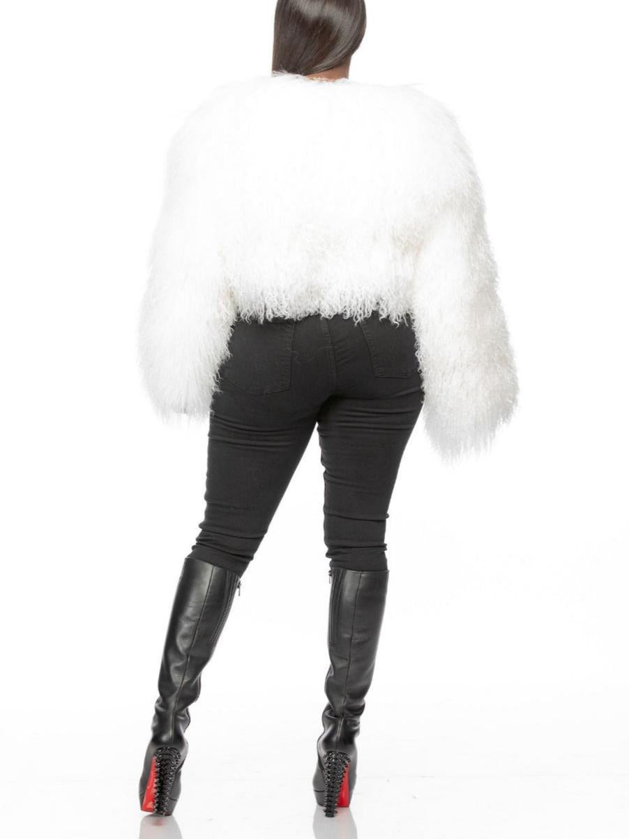 Mongolian Faux Fur Jacket