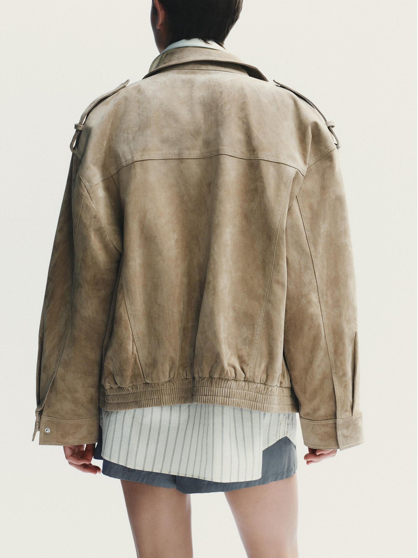 Stylish Suede Leather Jacket