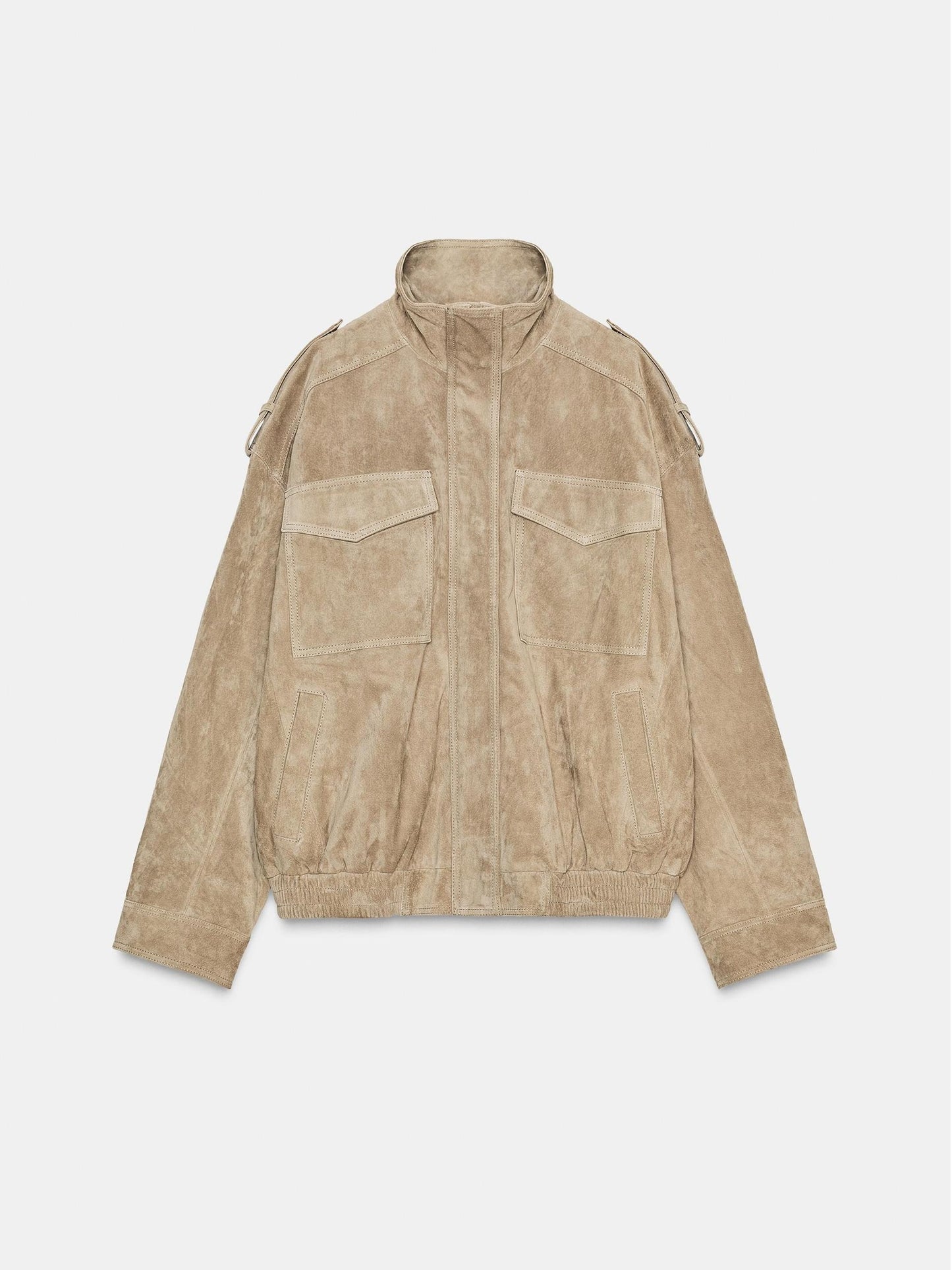 Stylish Suede Leather Jacket