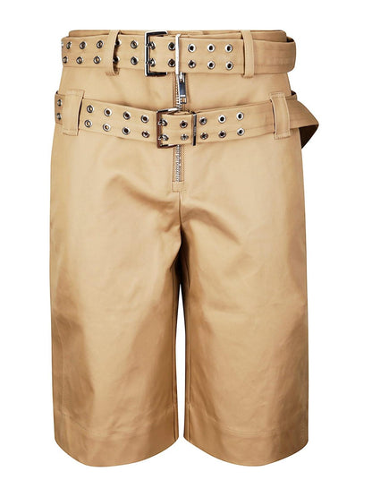 Duchesse Nylon Belted Shorts