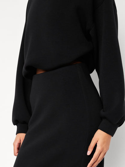 Trendy Bubble-Hem Sweatshirt