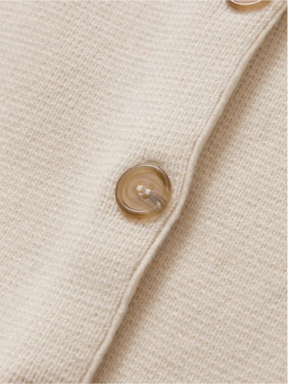 Elegant Button - Front Knit Cardigan