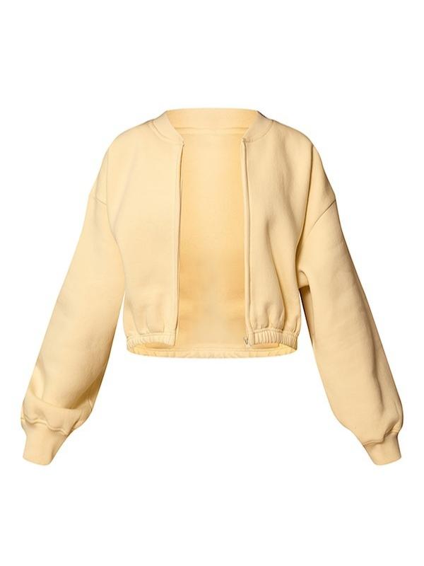 Butter Cream Oversized Two Piece Sweat Set