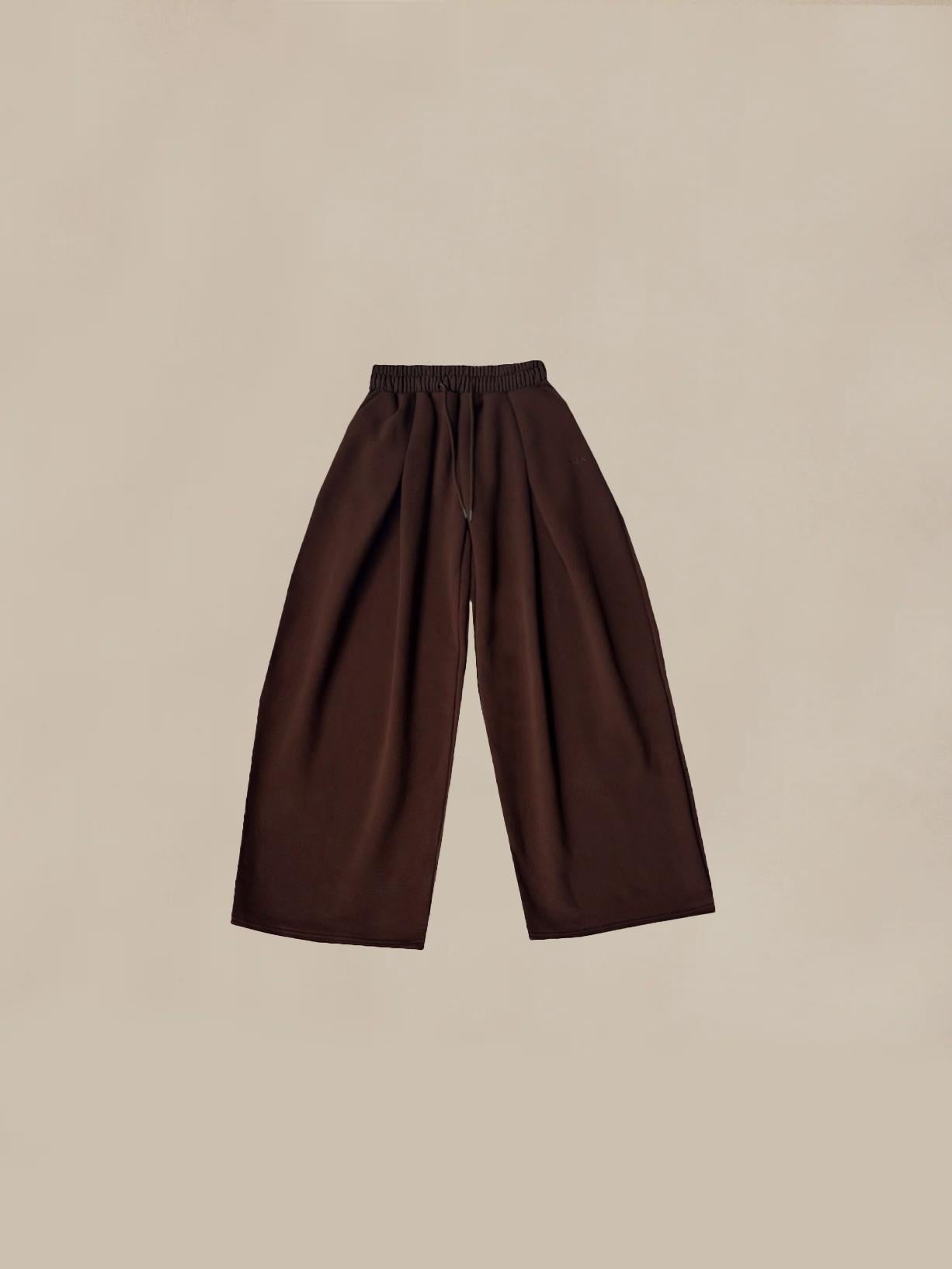 Stylish Brown Athletic Two Piece Set