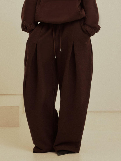 Stylish Brown Athletic Two Piece Set