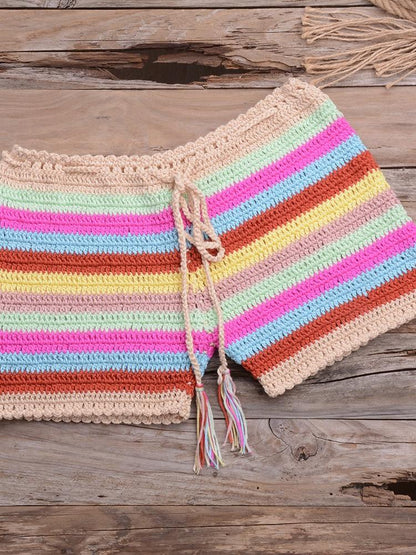 Colorful Knit Shorts