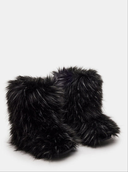 Warm Chunky Plush Winter Booties