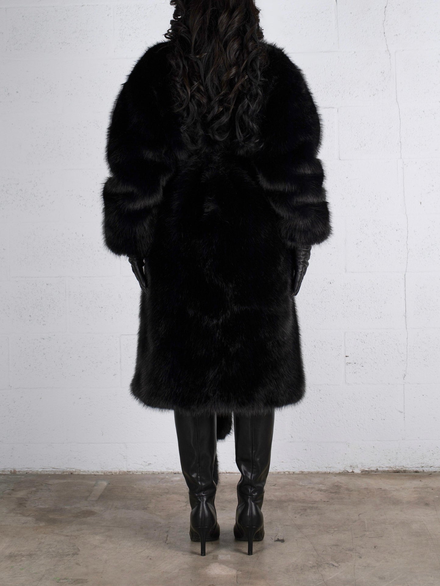 Luxe Faux Fur Coat & Hat