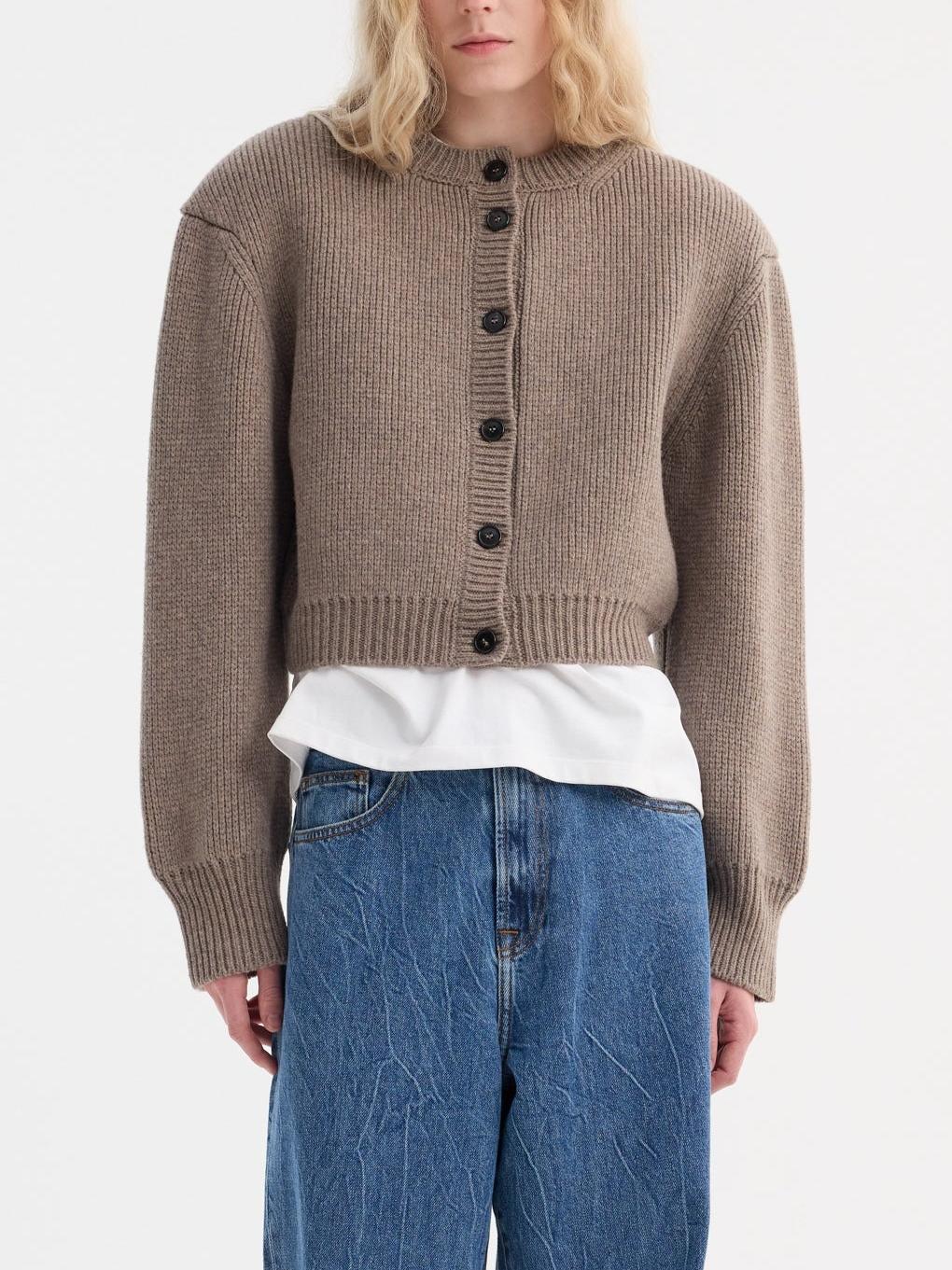 Stylish Statement Shoulder Cardigan