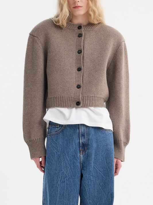 Stylish Statement Shoulder Cardigan