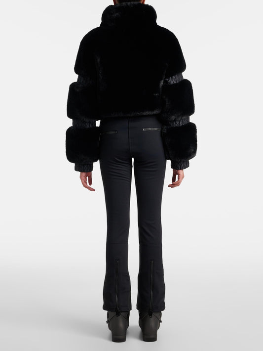 Faux Fur One-Piece Ski Suit