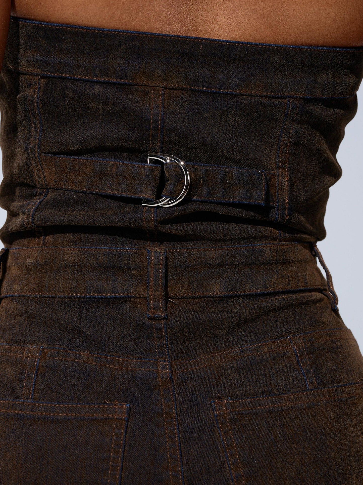 Stylish Cropped Cargo Jumpsuit