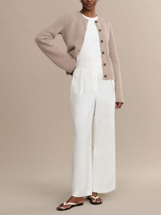 Elegant Button - Front Knit Cardigan