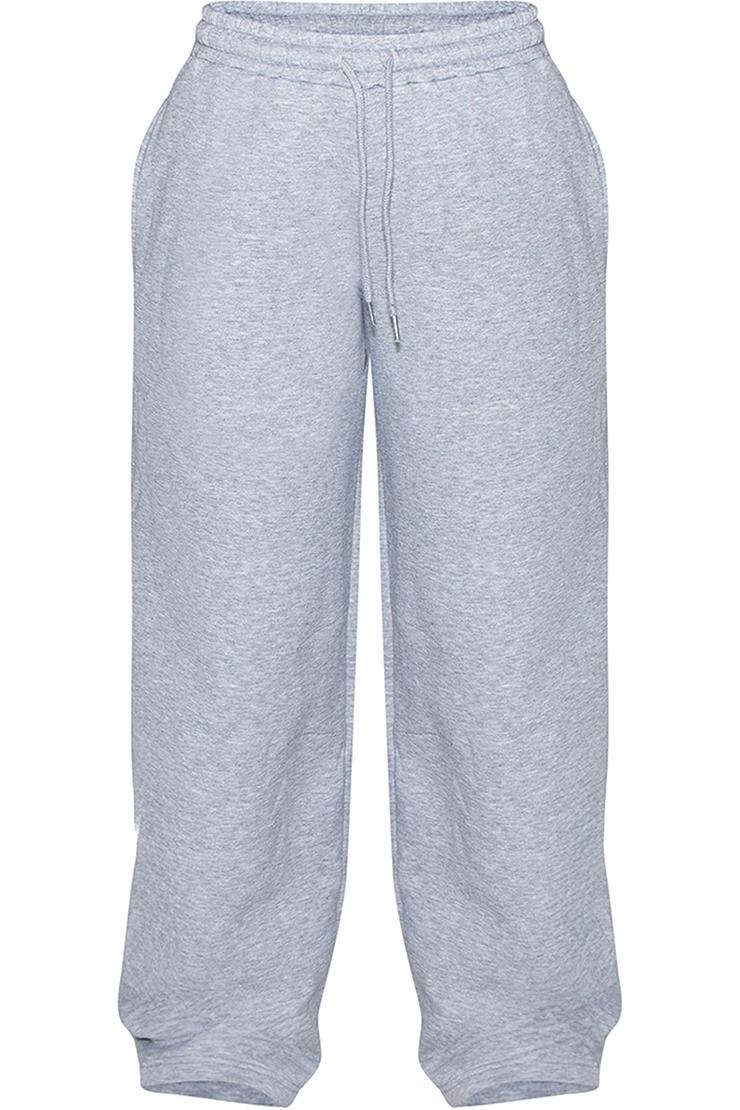 Heather Grey Corset Waist Zip-Up Hoodie & Baggy Sweatpants Loungewear Set