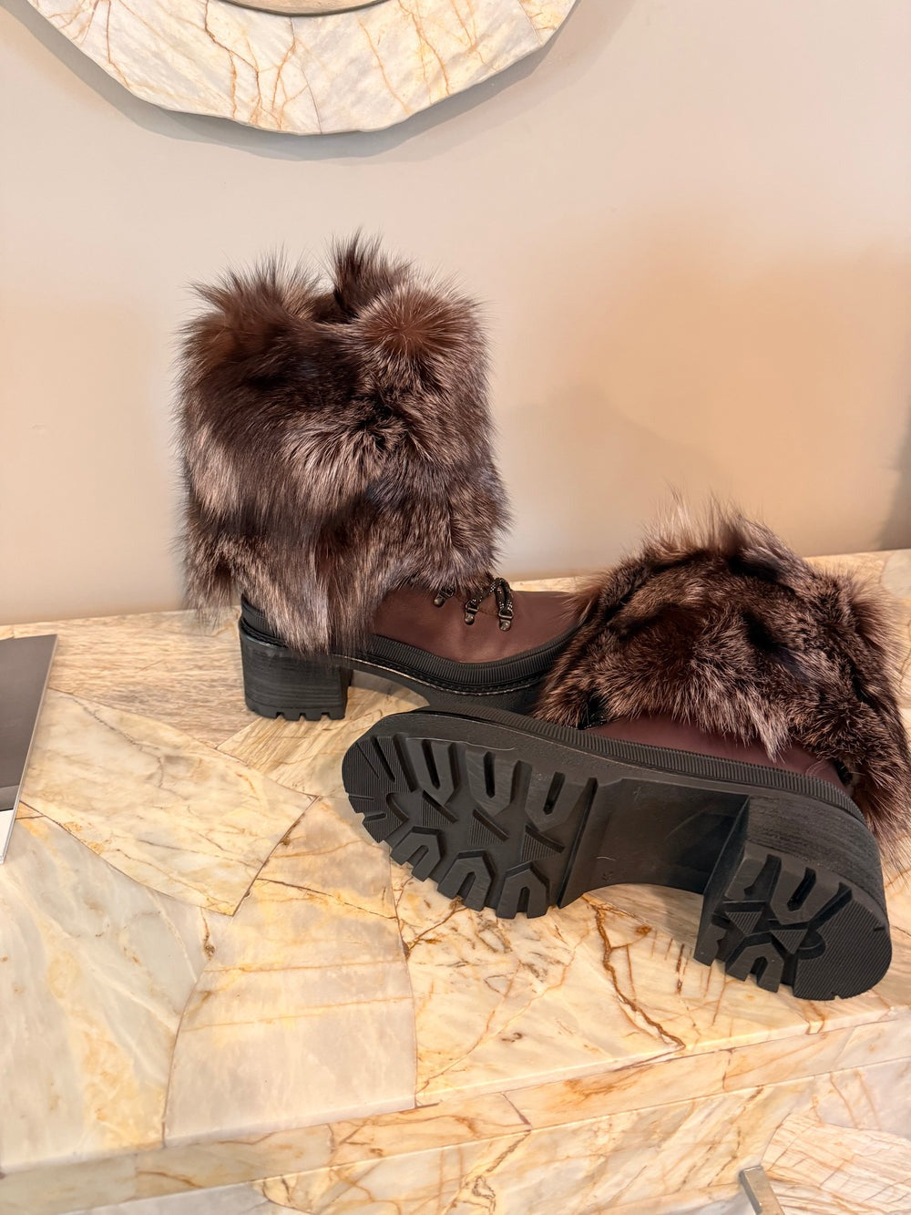 Fox Fur Boots