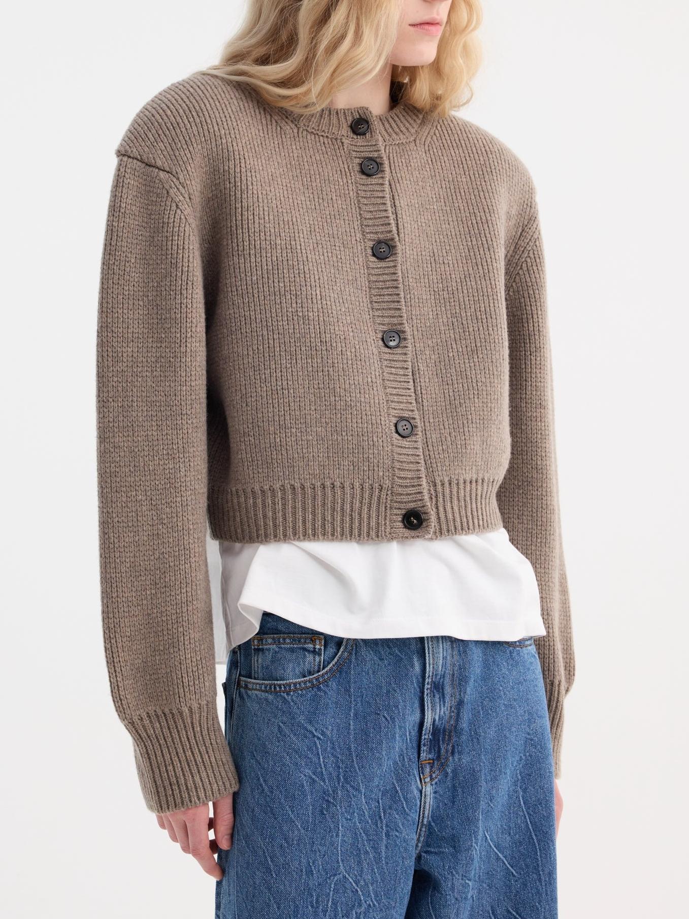 Stylish Statement Shoulder Cardigan