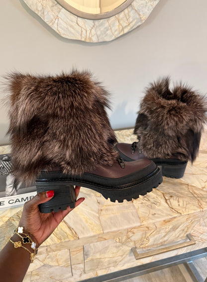 Fox Fur Boots