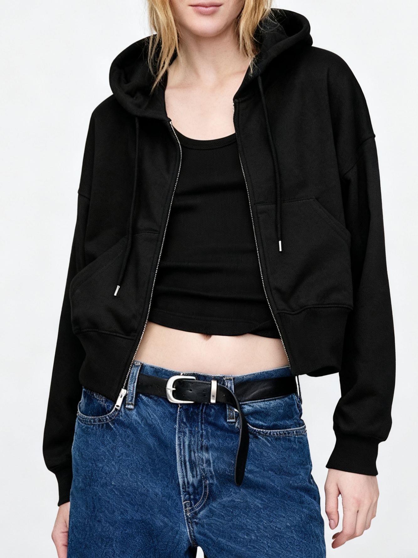 Activewear Set: Hoodie with Wide - Leg SweatPant