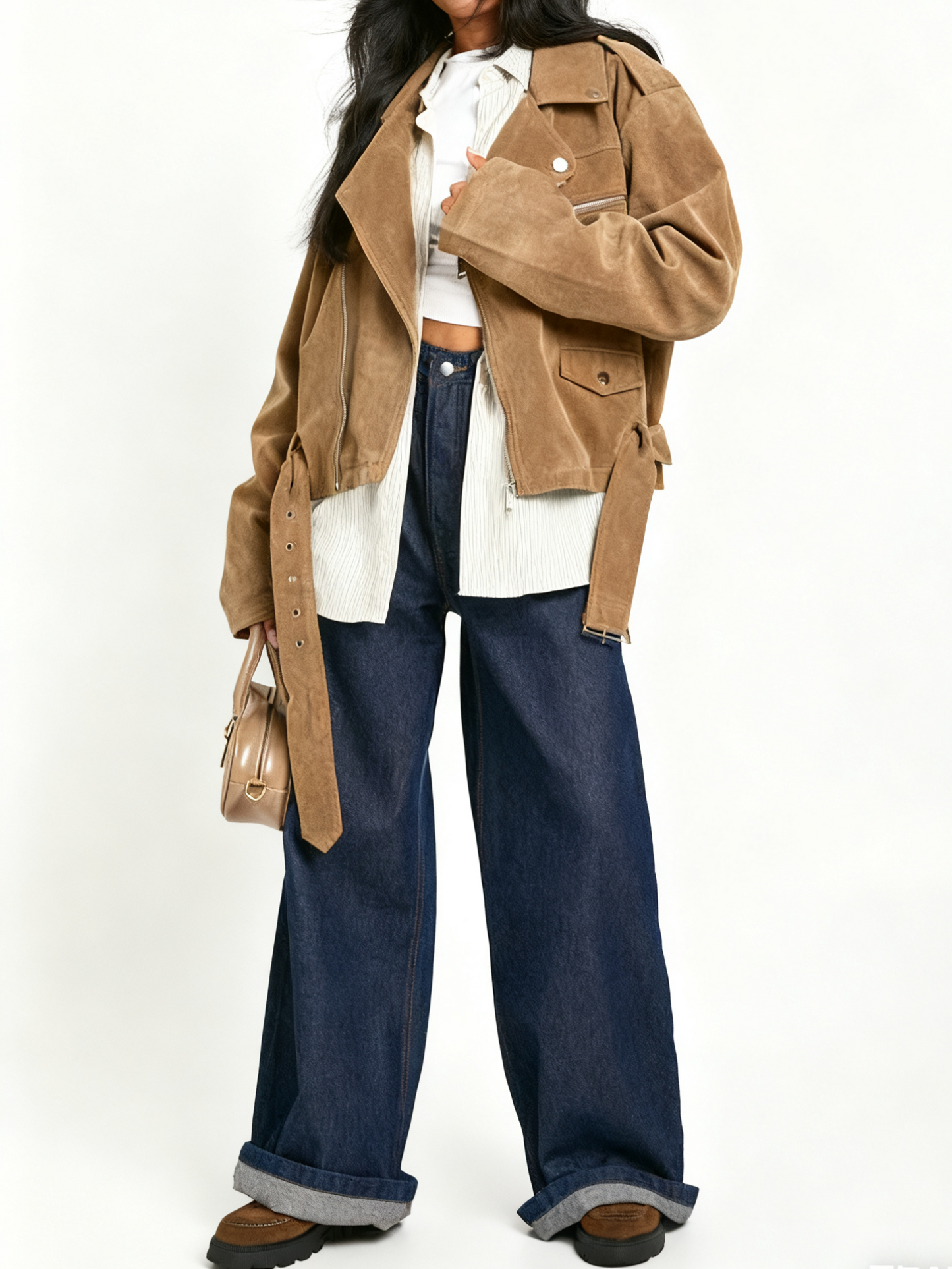 Stylish Oversized Biker Jacket