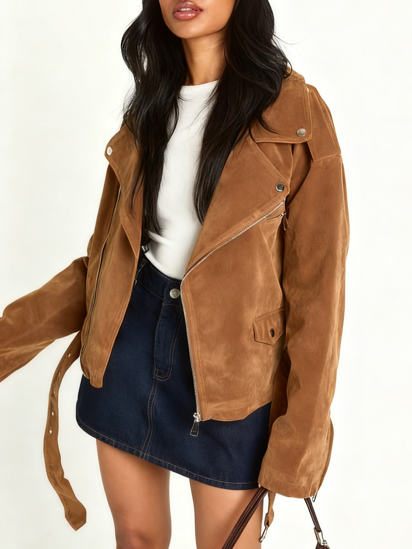 Stylish Oversized Biker Jacket