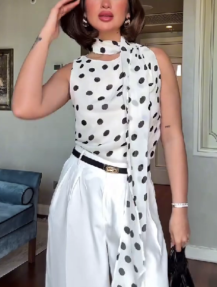 Leopard Print Chiffon Camisole