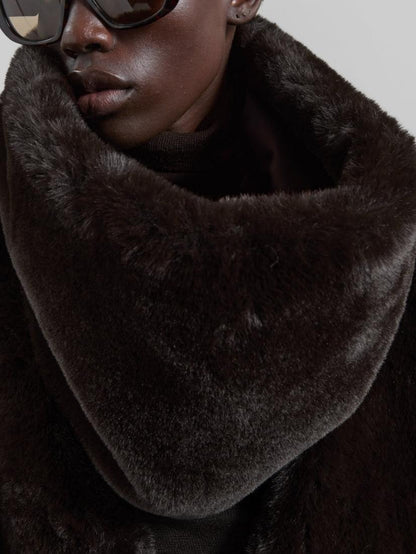 Stylish Faux Fur Scarf