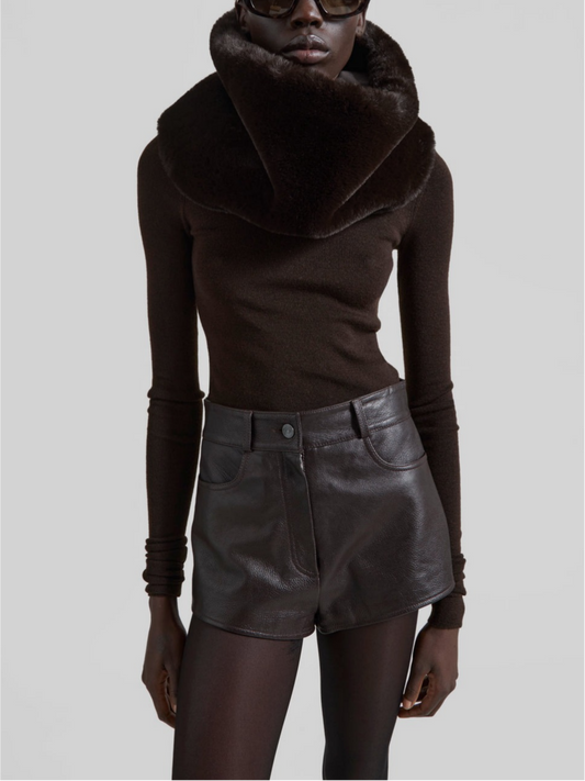 Stylish Faux Fur Scarf