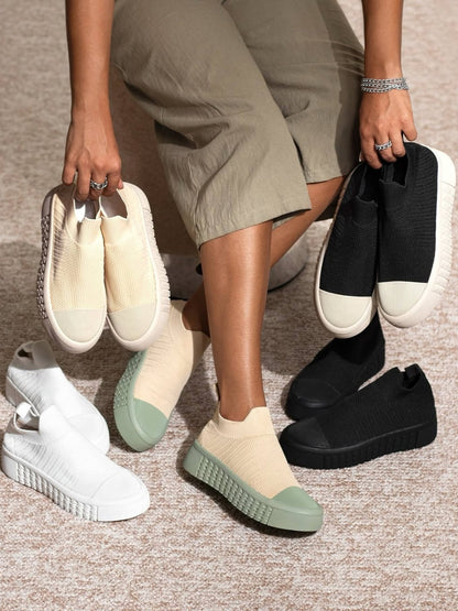 Versatile Knit - Textured Casual Sneakers