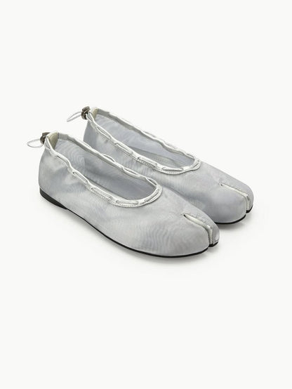 Pig Feet Shoes Mesh Air String Flat