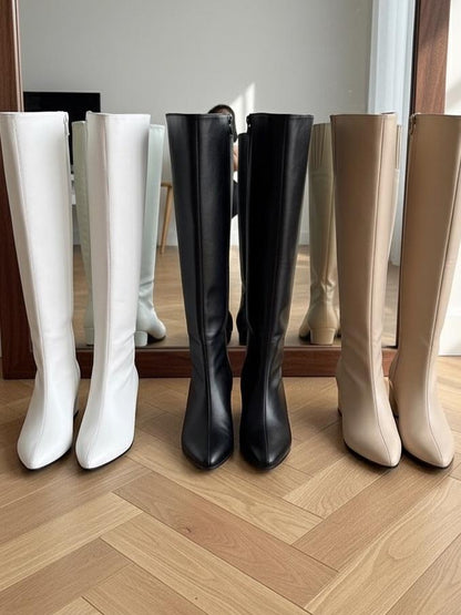 Elegant High - Rise Boots