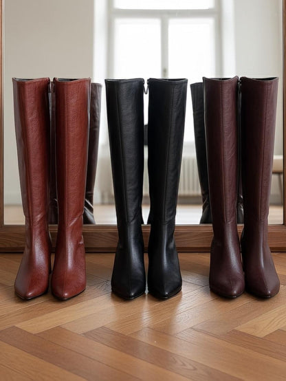 Elegant High - Rise Boots